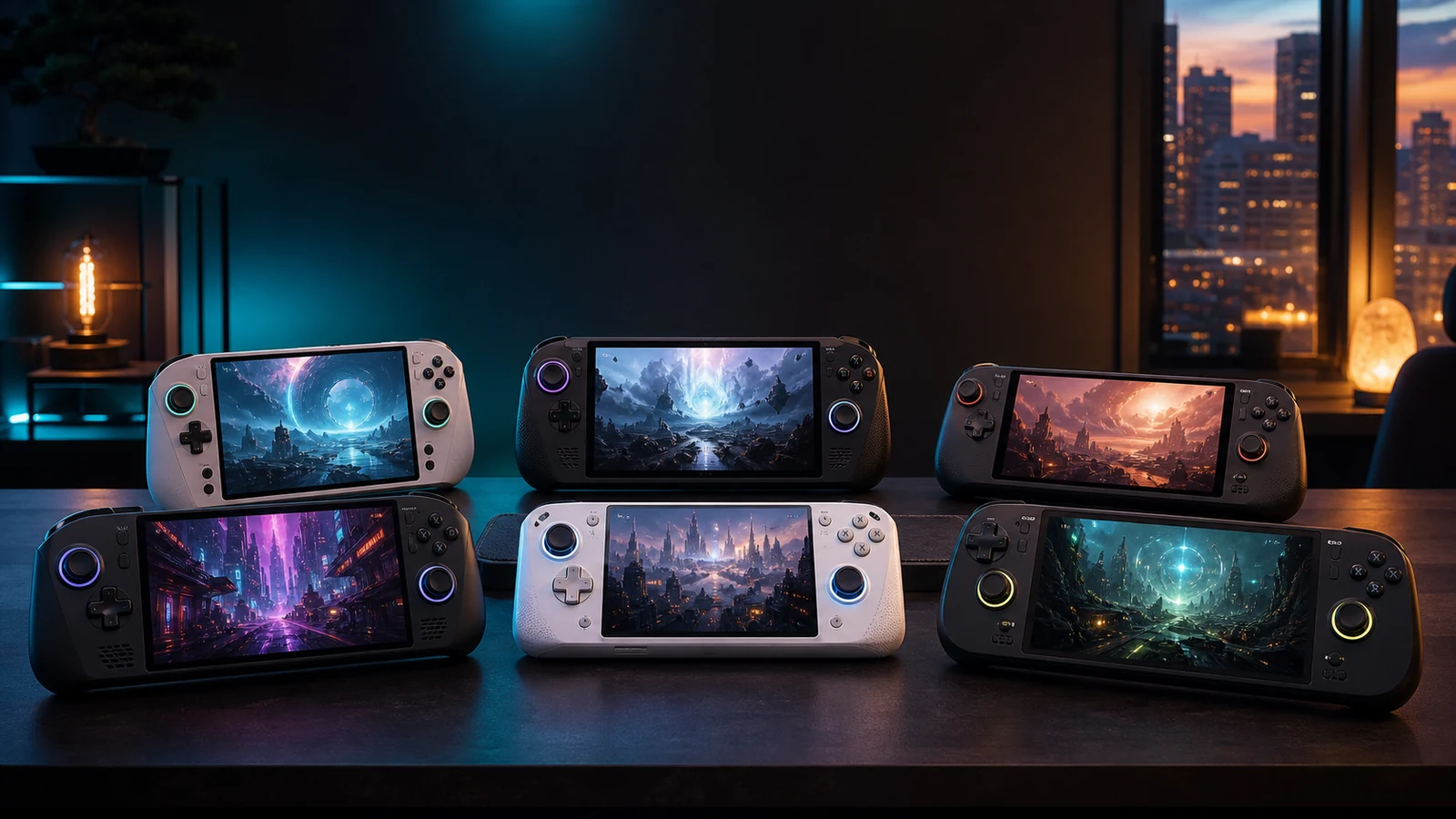 Nejlepší herní handheldy 2026 porovnané na herním stole